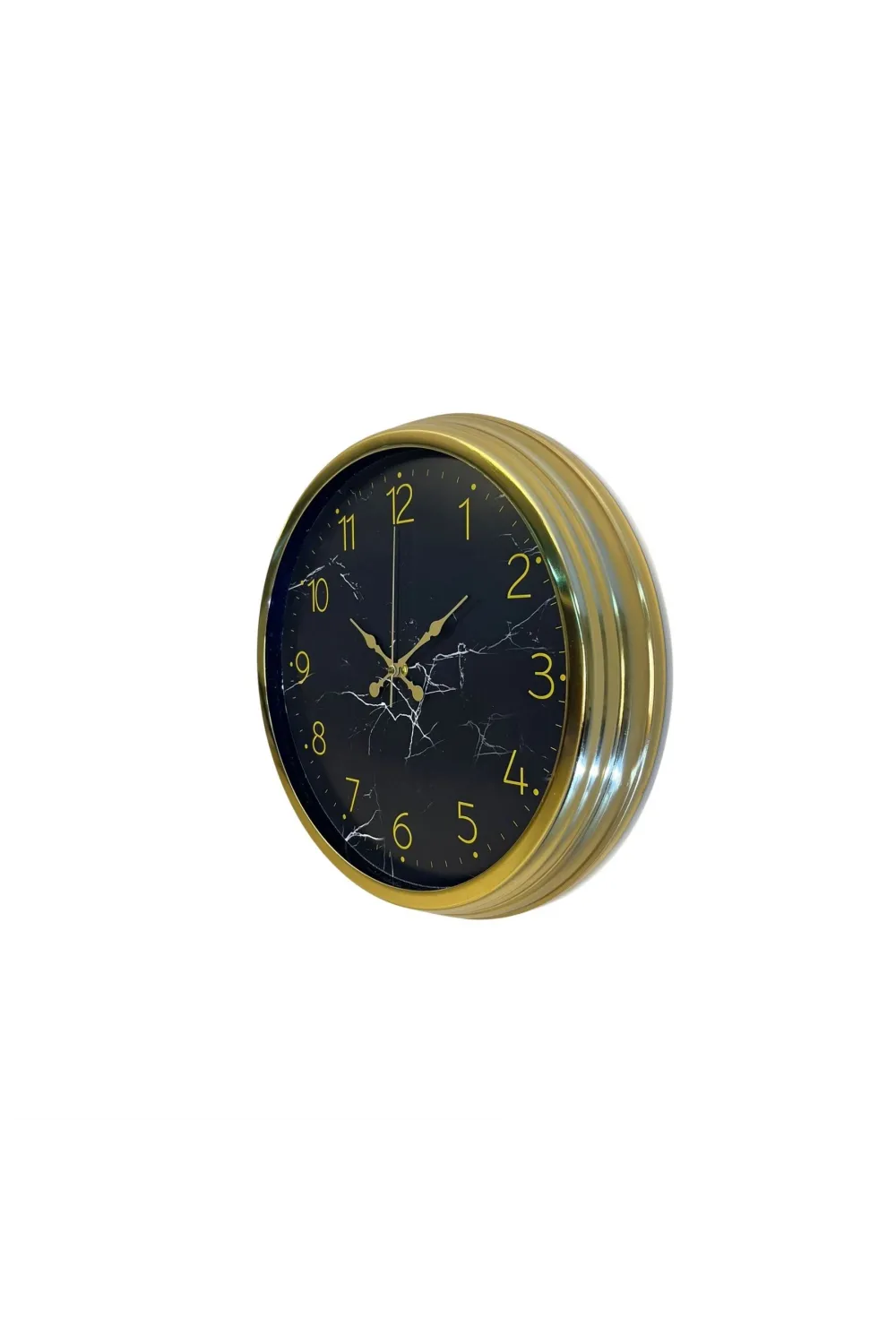 Royal Marble Gold 40 Cm Metal Duvar Saati
