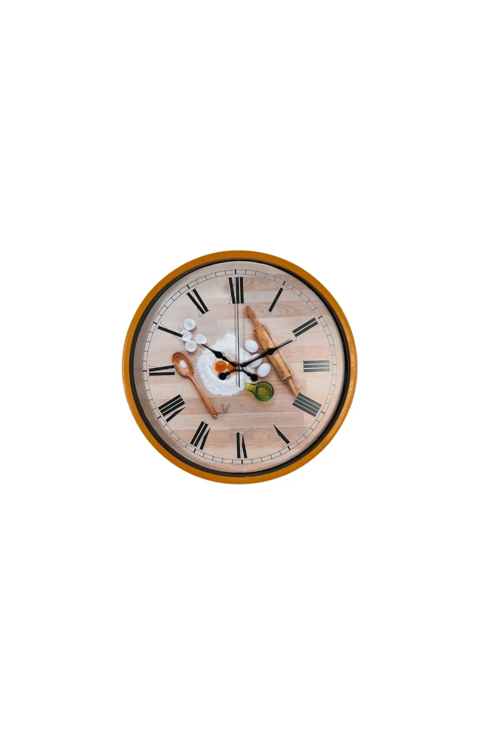 Rustic Kitchen Turuncu 36 Cm Duvar Saati