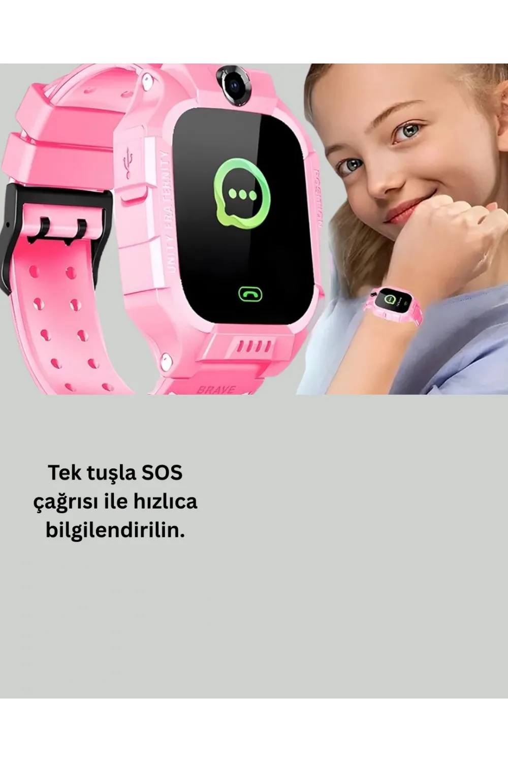 S10 Akıllı Çocuk Saati Çift Yönlü Konuşma Ve Sos Fonksiyonu