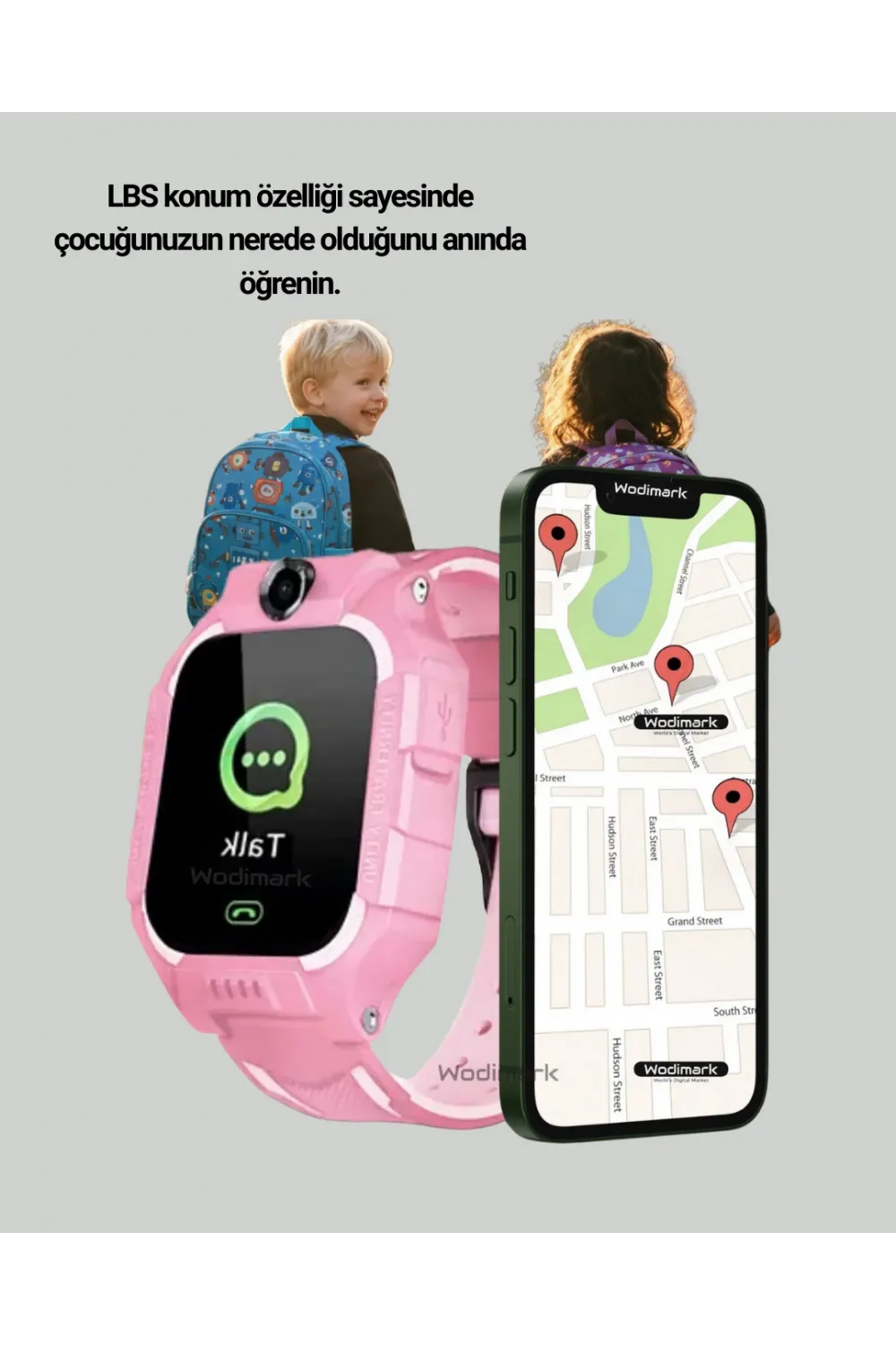 S10 Akıllı Çocuk Saati Çift Yönlü Konuşma Ve Sos Fonksiyonu