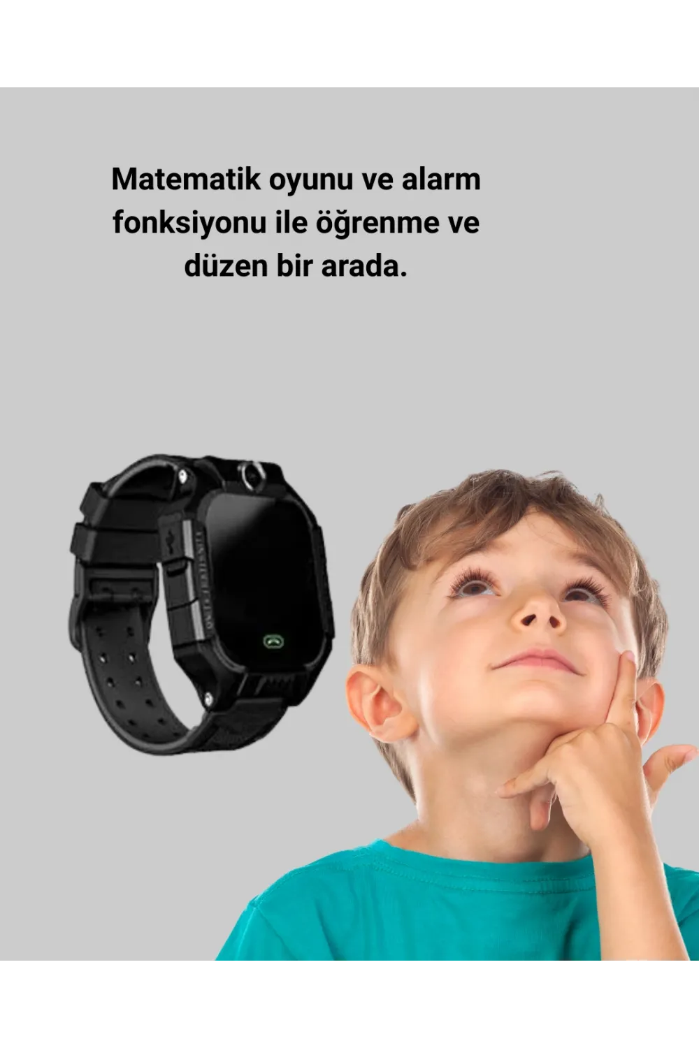 S10 Akıllı Çocuk Saati Siyah