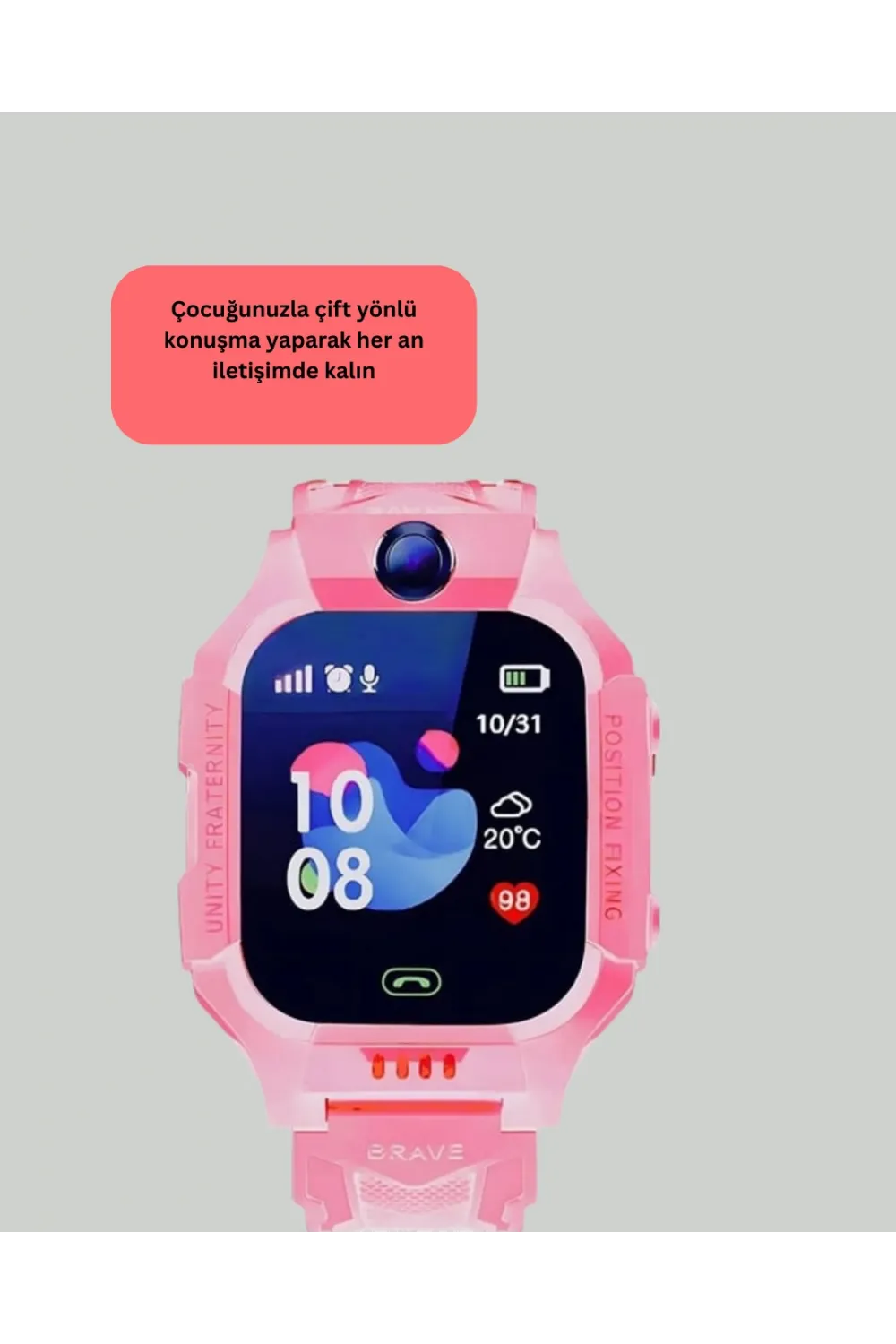 S10 Akıllı Saat Pembe