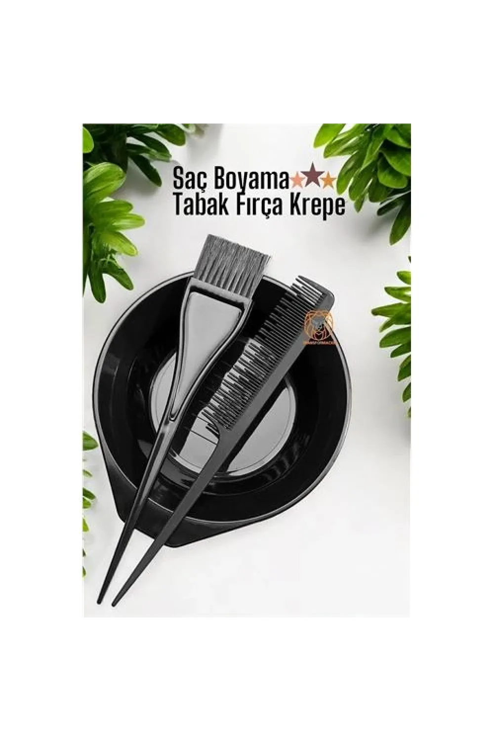 Saç Boyama Tabak Fırça Krepe Tarak Seti 715725