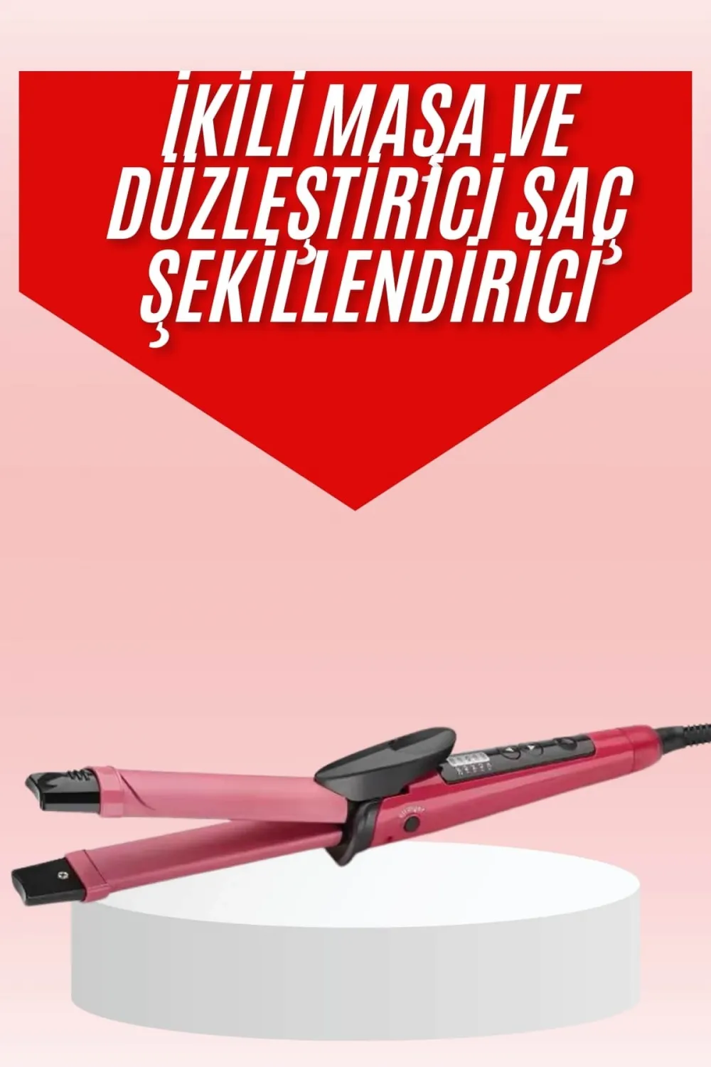 Saç Şekillendirici Düzleştirici Ve Maşa Özellikli Şekillendirici Seramik Kaplama