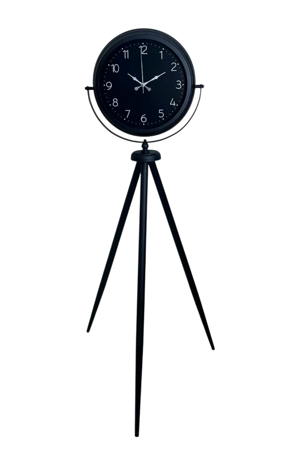 Sade Siyah Tripod Ayaklı Saat