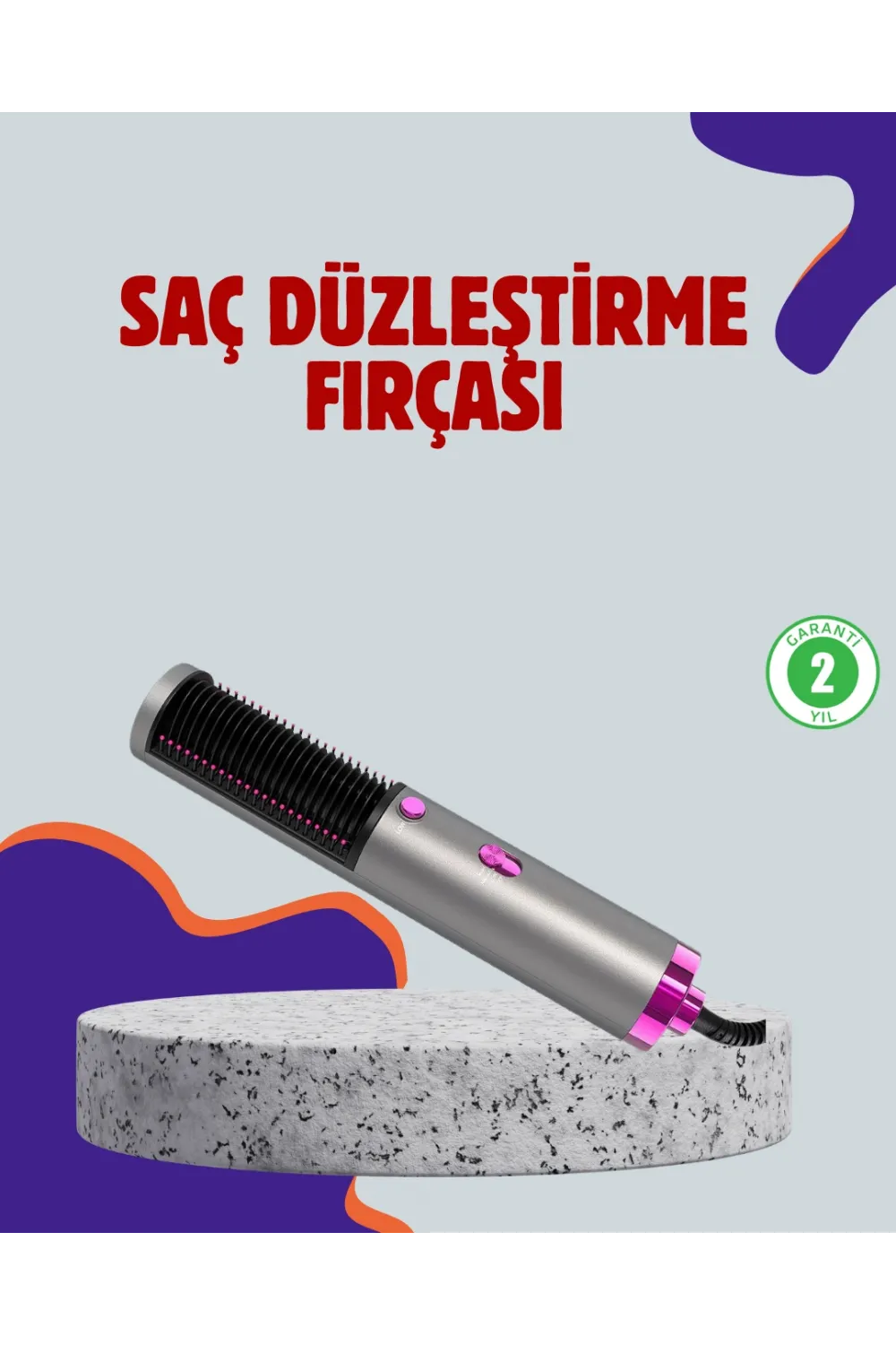 Salon Kalitesinde Saç Bakımı Sunan Şekillendirici Fırça