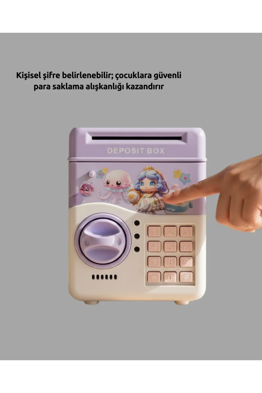 Sam51 Müzikli Işıklı Kumbara Mor