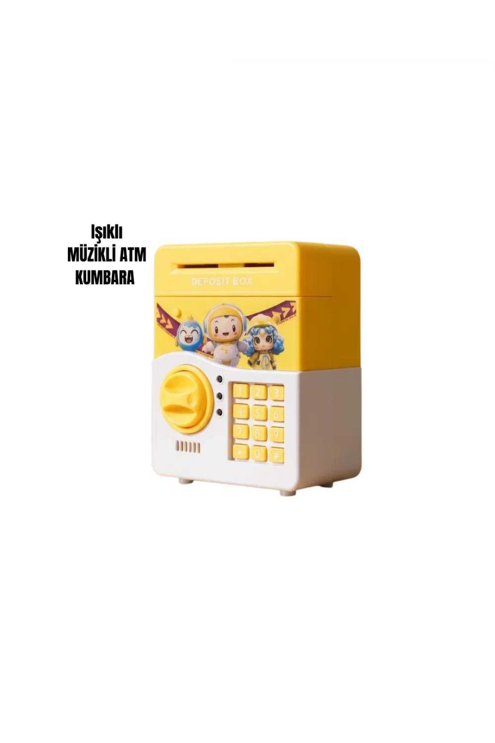 Sam51 Müzikli Işıklı Kumbara Sarı