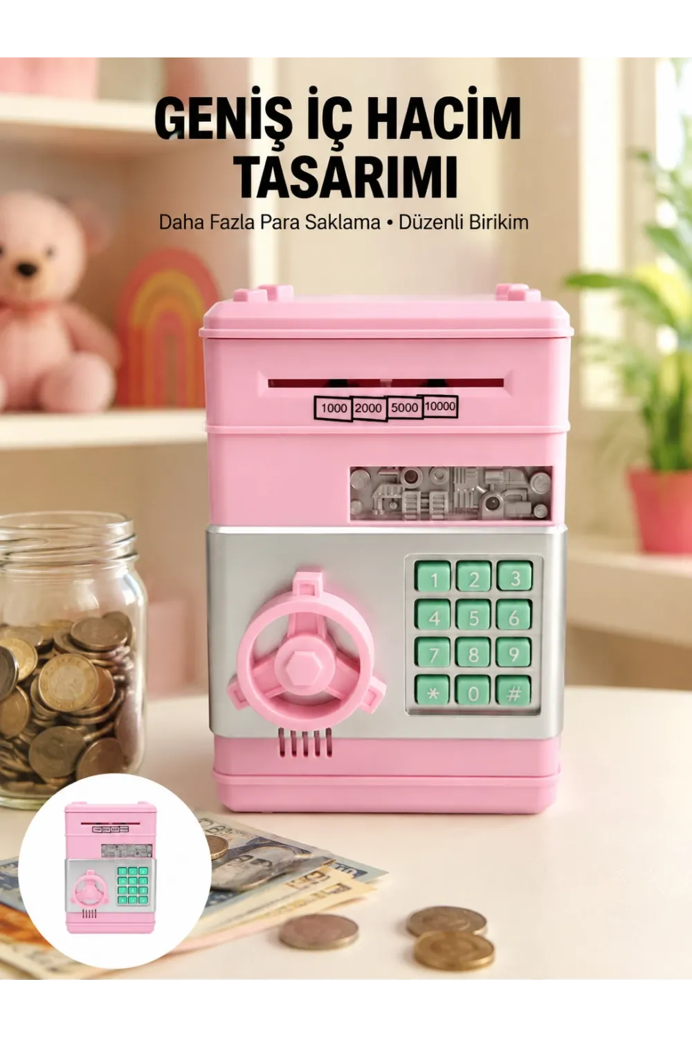 Sam53 Number Bank Pembe