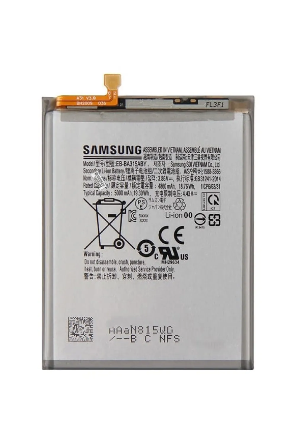 Samsung A22 Batarya Pil