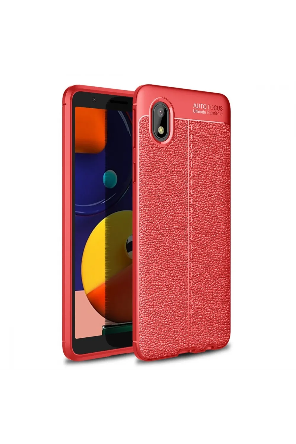 Samsung Galaxy A01 Core Kılıf Auto Focus Kapak - Kırmızı