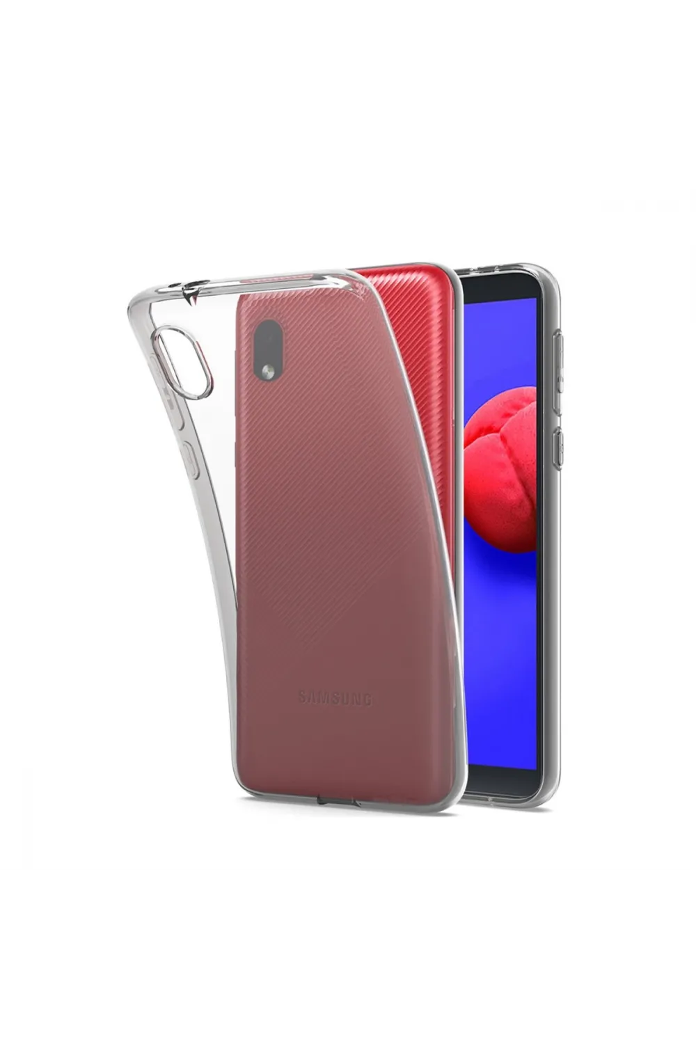 Samsung Galaxy A01 Core Kılıf Lüx Şeffaf Silikon