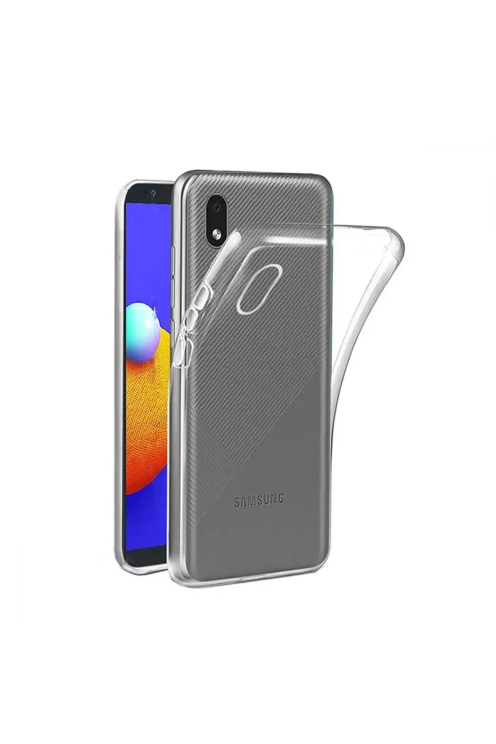 Samsung Galaxy A01 Core Kılıf Lüx Şeffaf Silikon