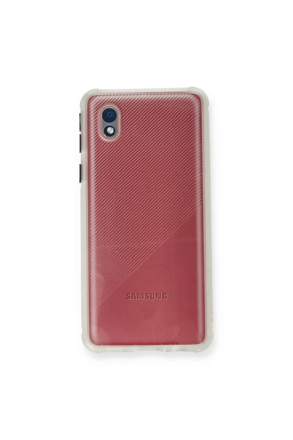 Samsung Galaxy A01 Core Kılıf Miami Şeffaf Silikon - Şeffaf