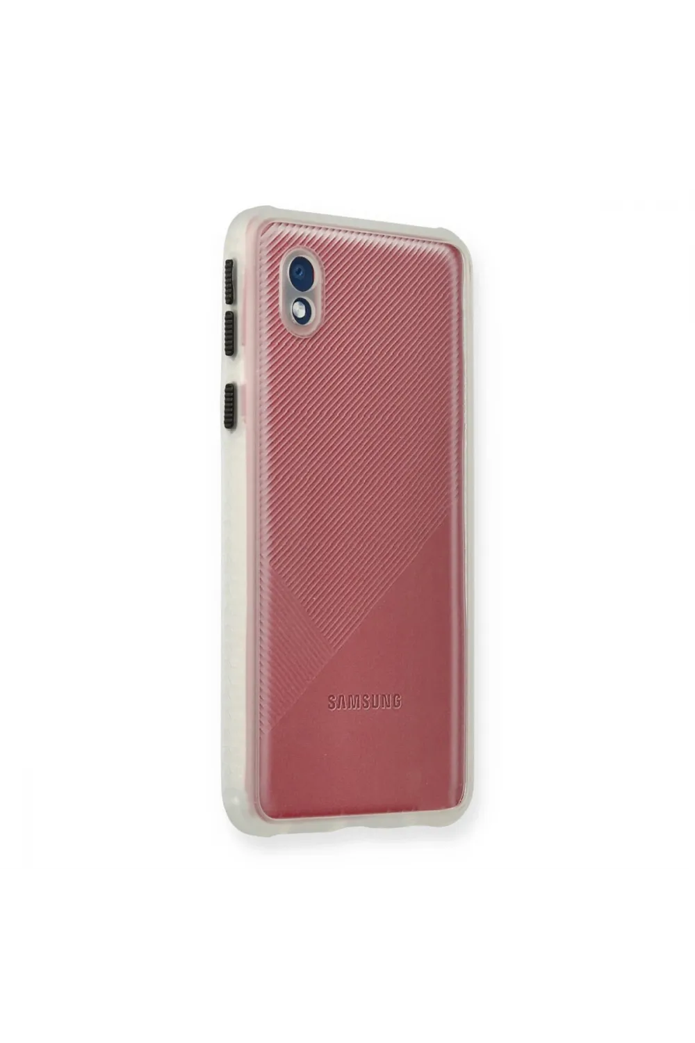 Samsung Galaxy A01 Core Kılıf Miami Şeffaf Silikon - Şeffaf