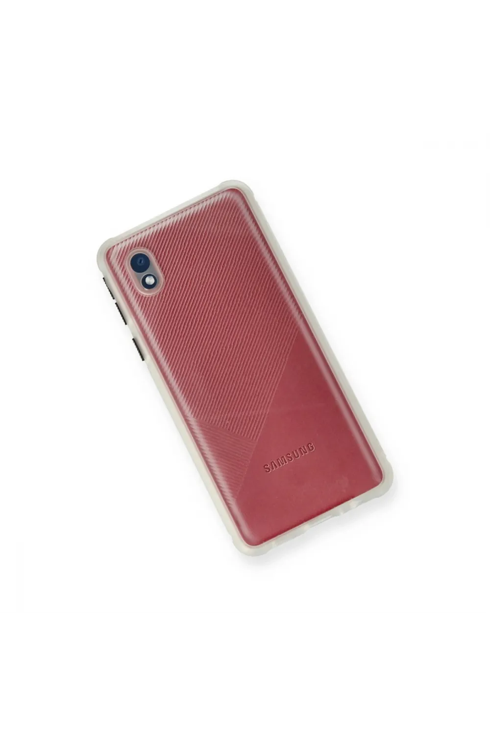 Samsung Galaxy A01 Core Kılıf Miami Şeffaf Silikon - Şeffaf