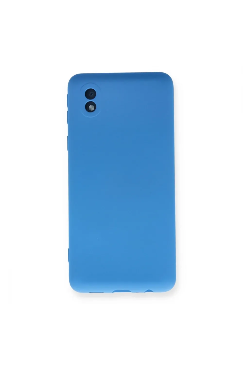 Samsung Galaxy A01 Core Kılıf Nano İçi Kadife Silikon - Mavi