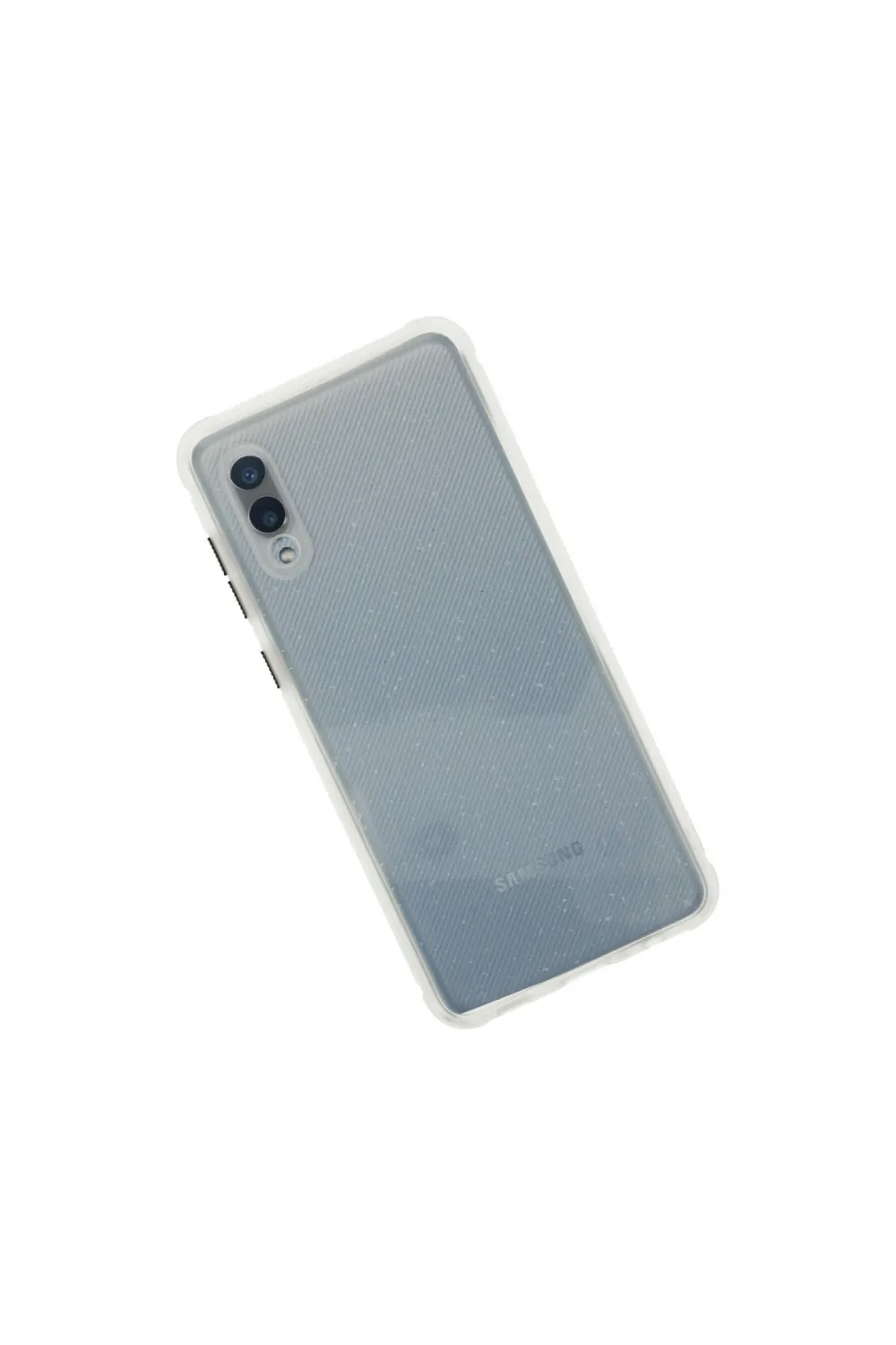 Samsung Galaxy A02 Kılıf Miami Şeffaf Silikon - Şeffaf