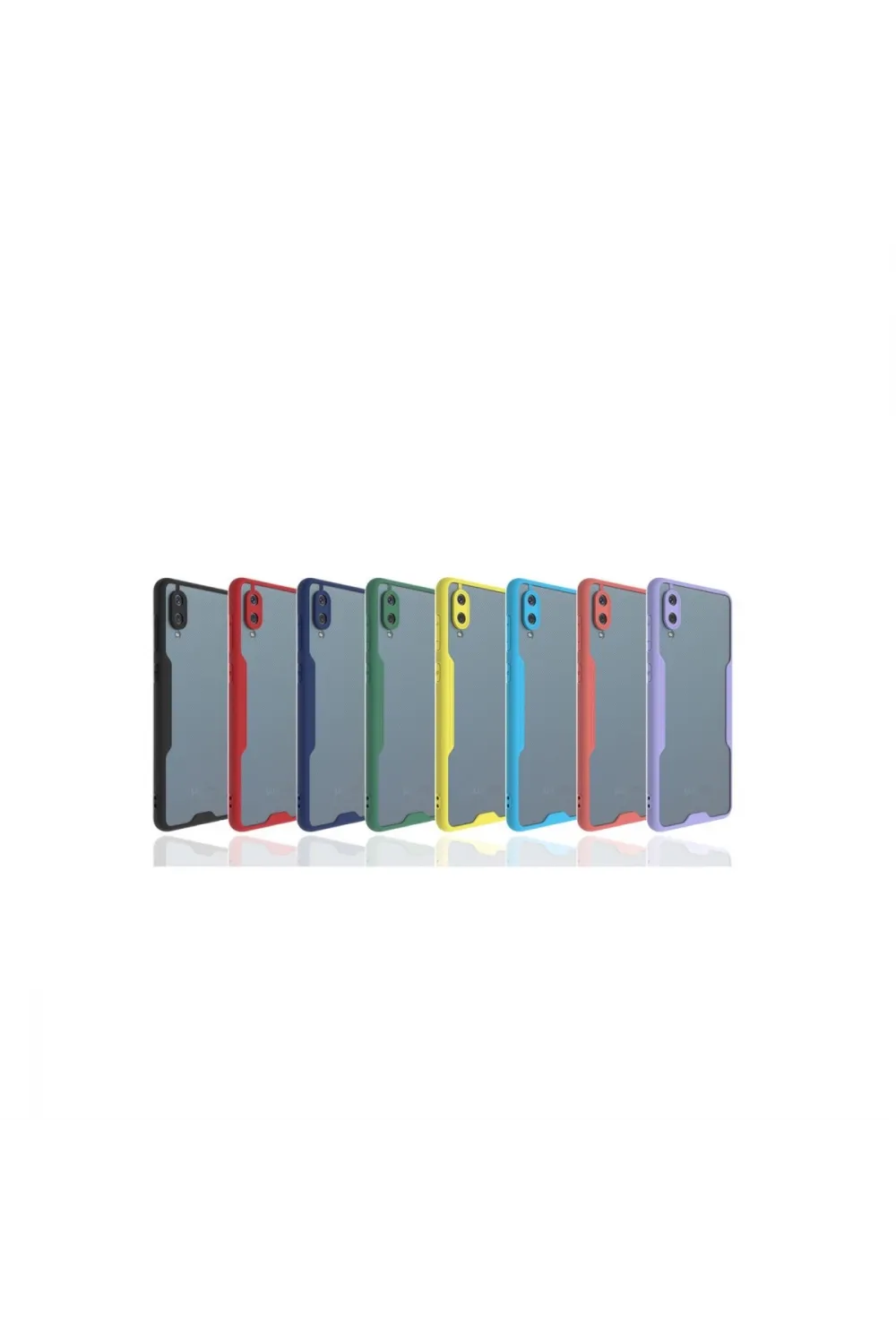 Samsung Galaxy A02 Kılıf Platin Silikon - Sarı