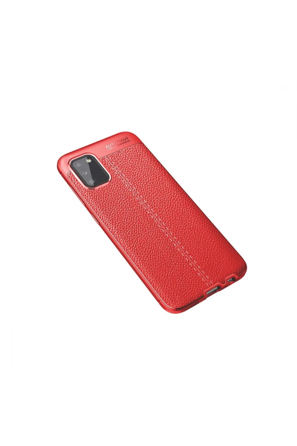 Samsung Galaxy A02s Kılıf Auto Focus Kapak - Kırmızı
