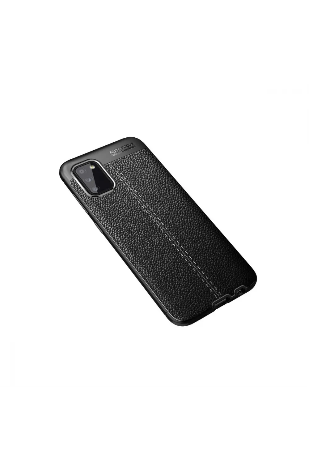 Samsung Galaxy A02s Kılıf Auto Focus Kapak - Siyah