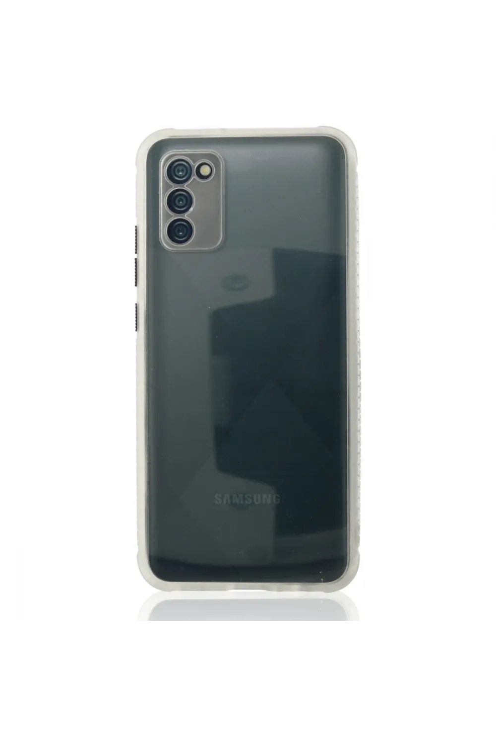 Samsung Galaxy A02s Kılıf Miami Şeffaf Silikon - Şeffaf