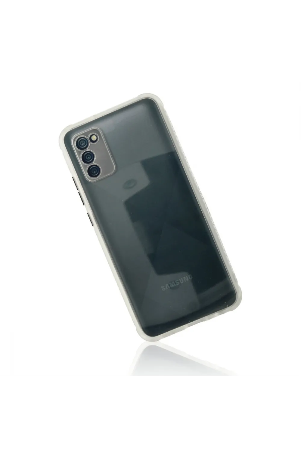 Samsung Galaxy A02s Kılıf Miami Şeffaf Silikon - Şeffaf
