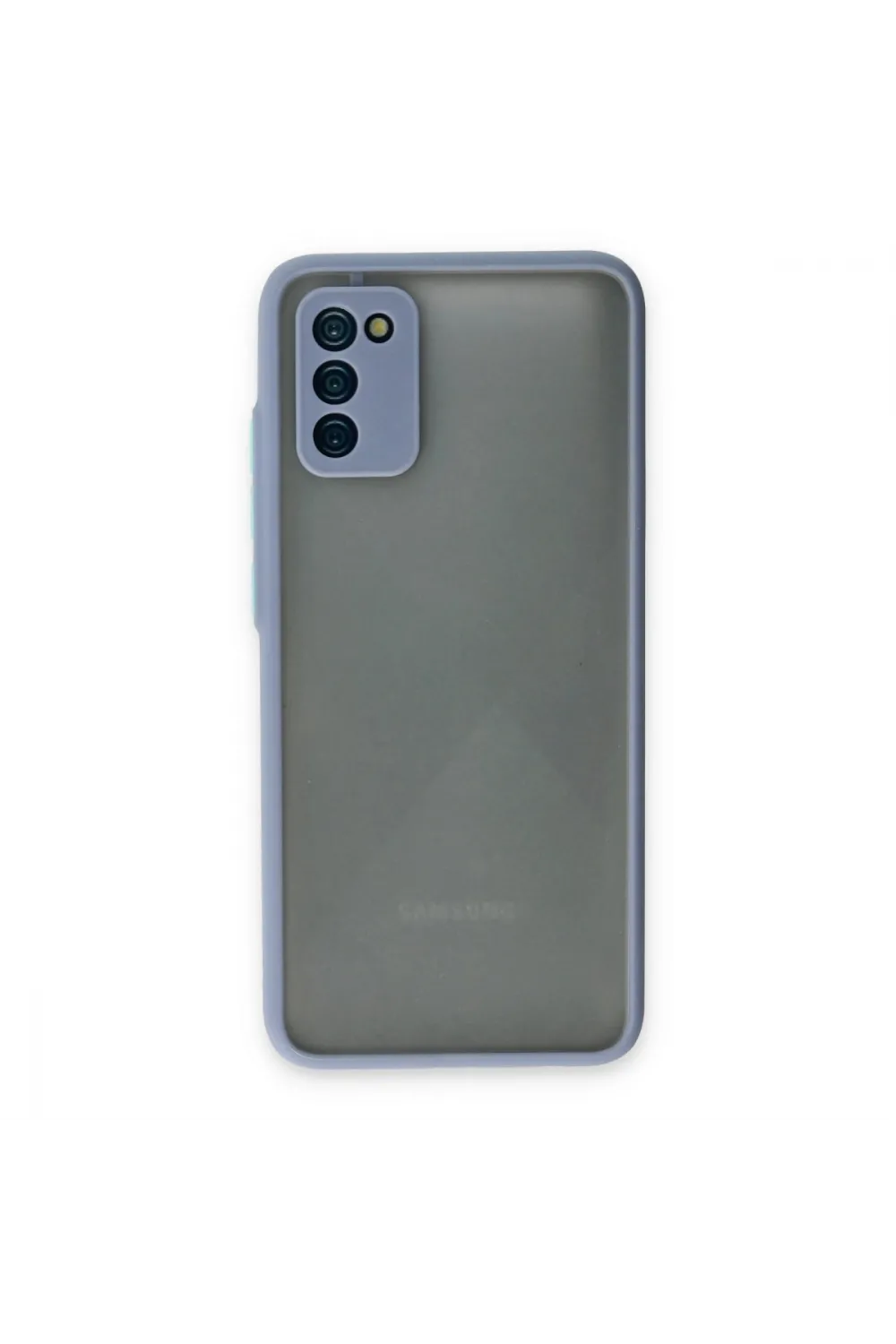 Samsung Galaxy A02s Kılıf Montreal Silikon Kapak - Gri
