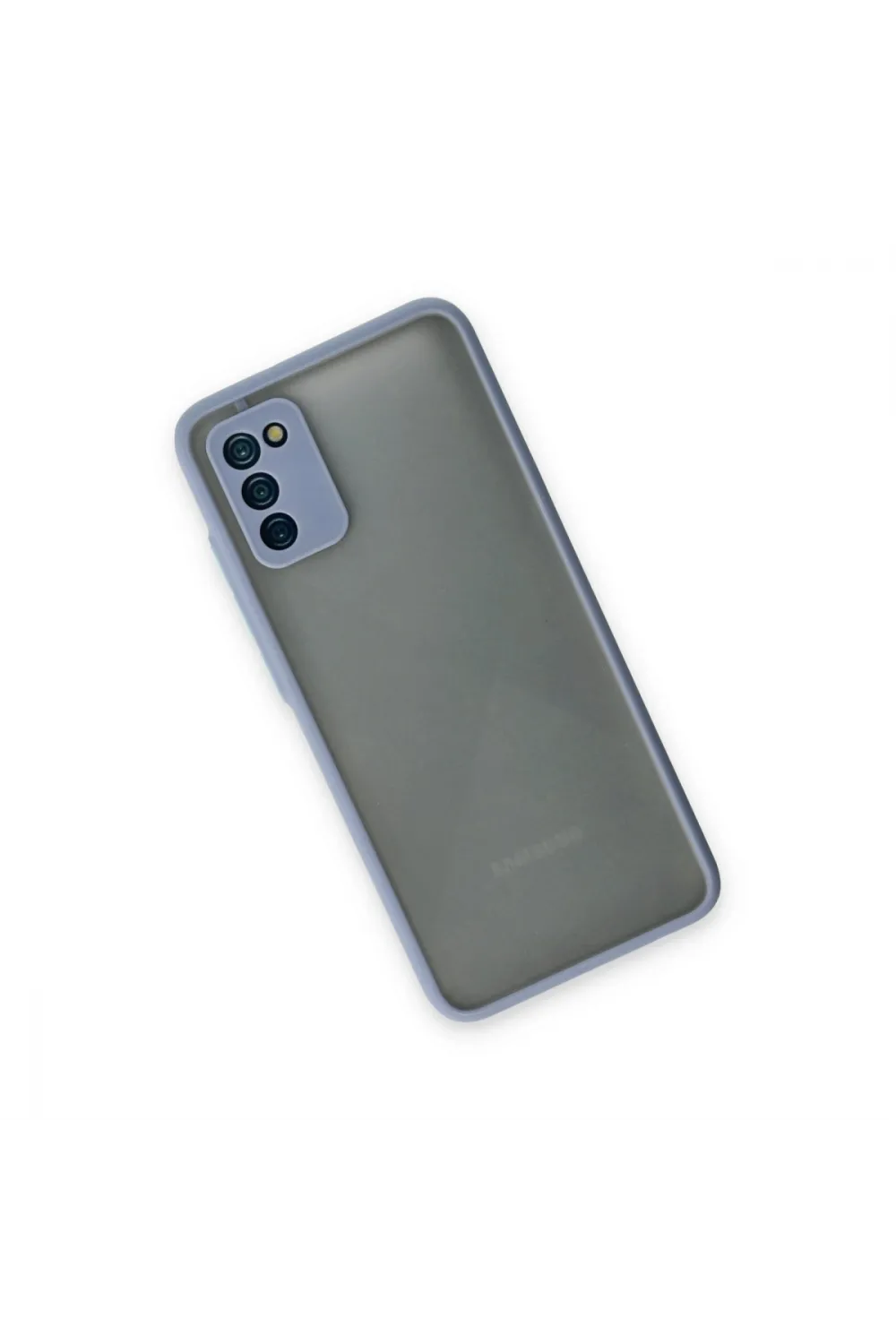 Samsung Galaxy A02s Kılıf Montreal Silikon Kapak - Gri