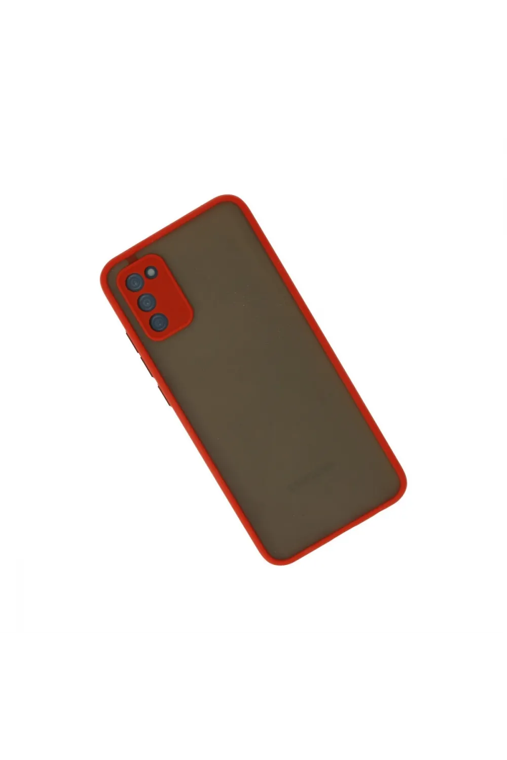 Samsung Galaxy A02s Kılıf Montreal Silikon Kapak - Kırmızı