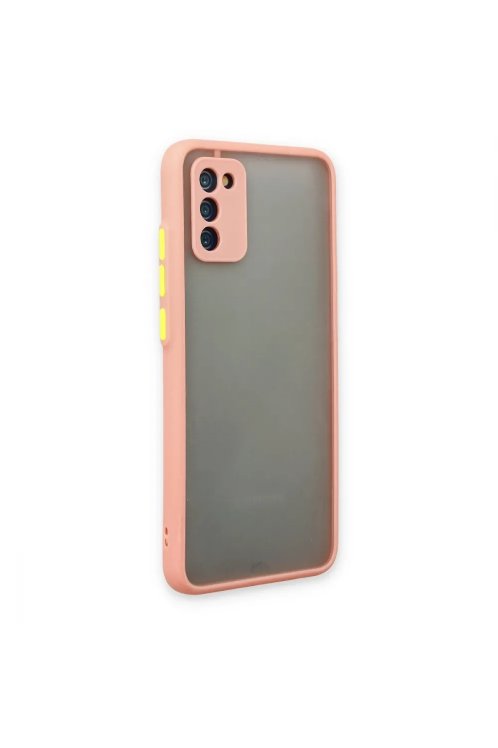 Samsung Galaxy A02s Kılıf Montreal Silikon Kapak - Pembe