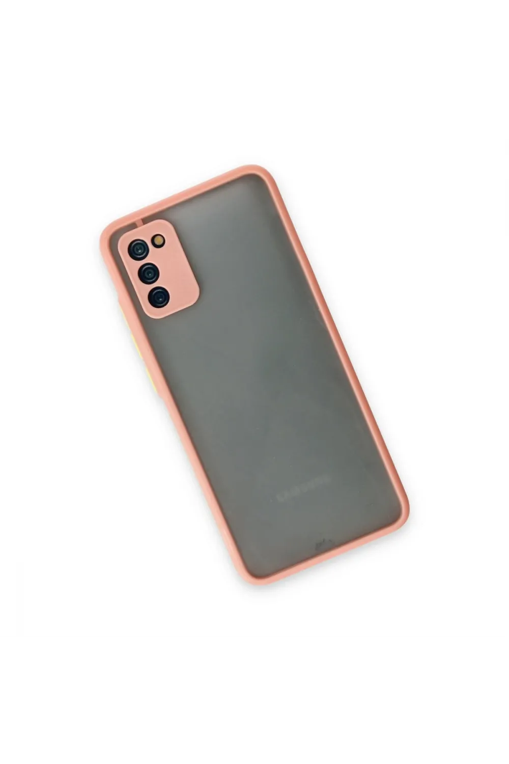 Samsung Galaxy A02s Kılıf Montreal Silikon Kapak - Pembe