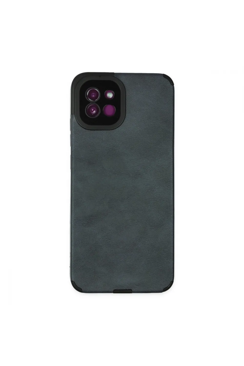 Samsung Galaxy A03 Kılıf Loop Deri Silikon - Lacivert