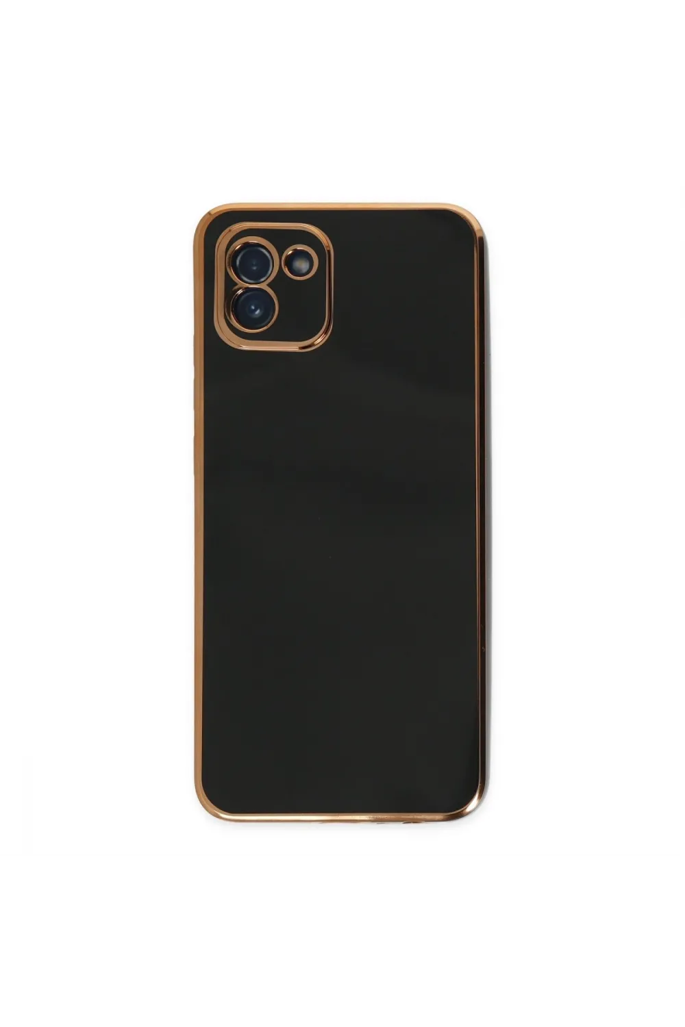 Samsung Galaxy A03 Kılıf Volet Silikon - Siyah