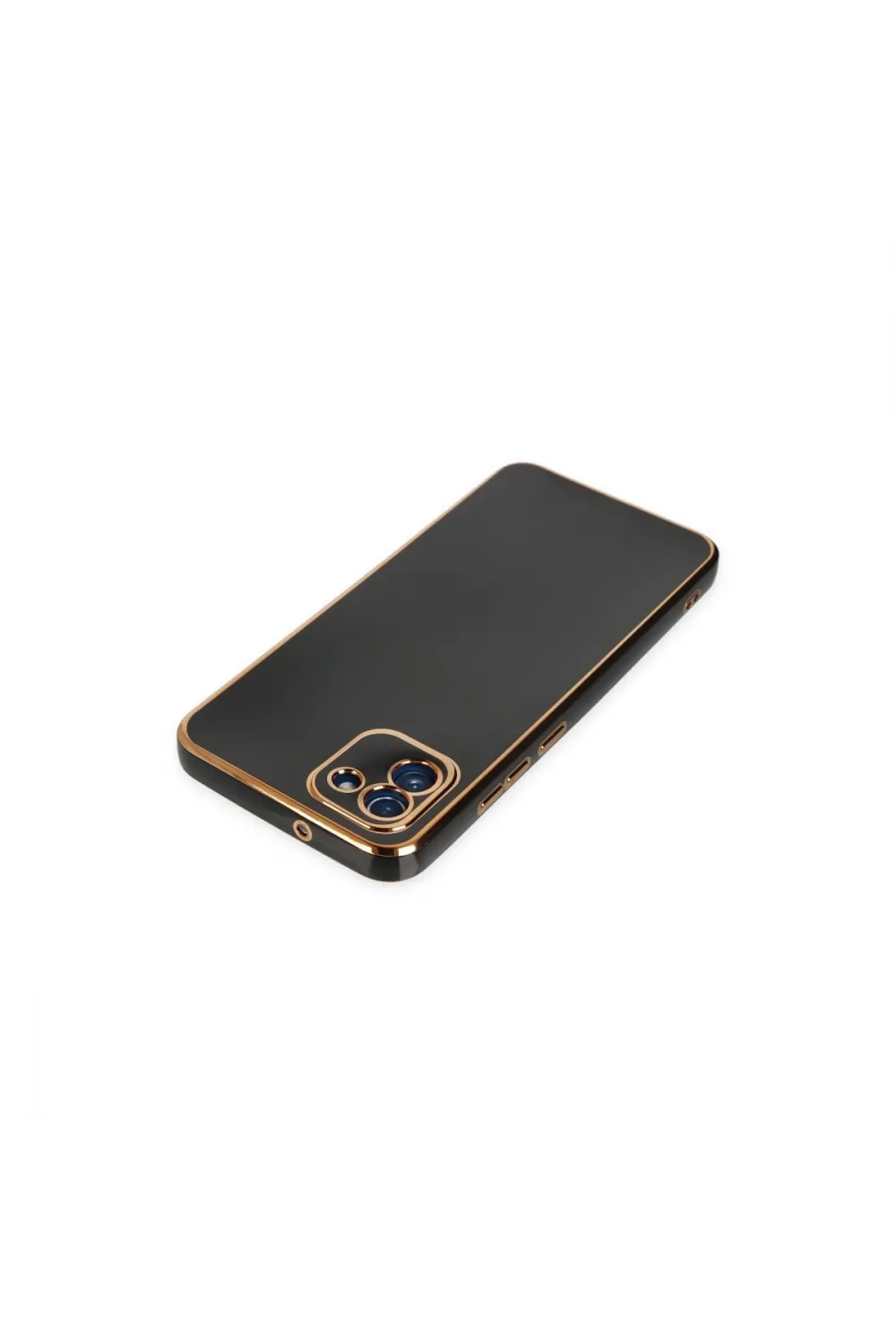 Samsung Galaxy A03 Kılıf Volet Silikon - Siyah