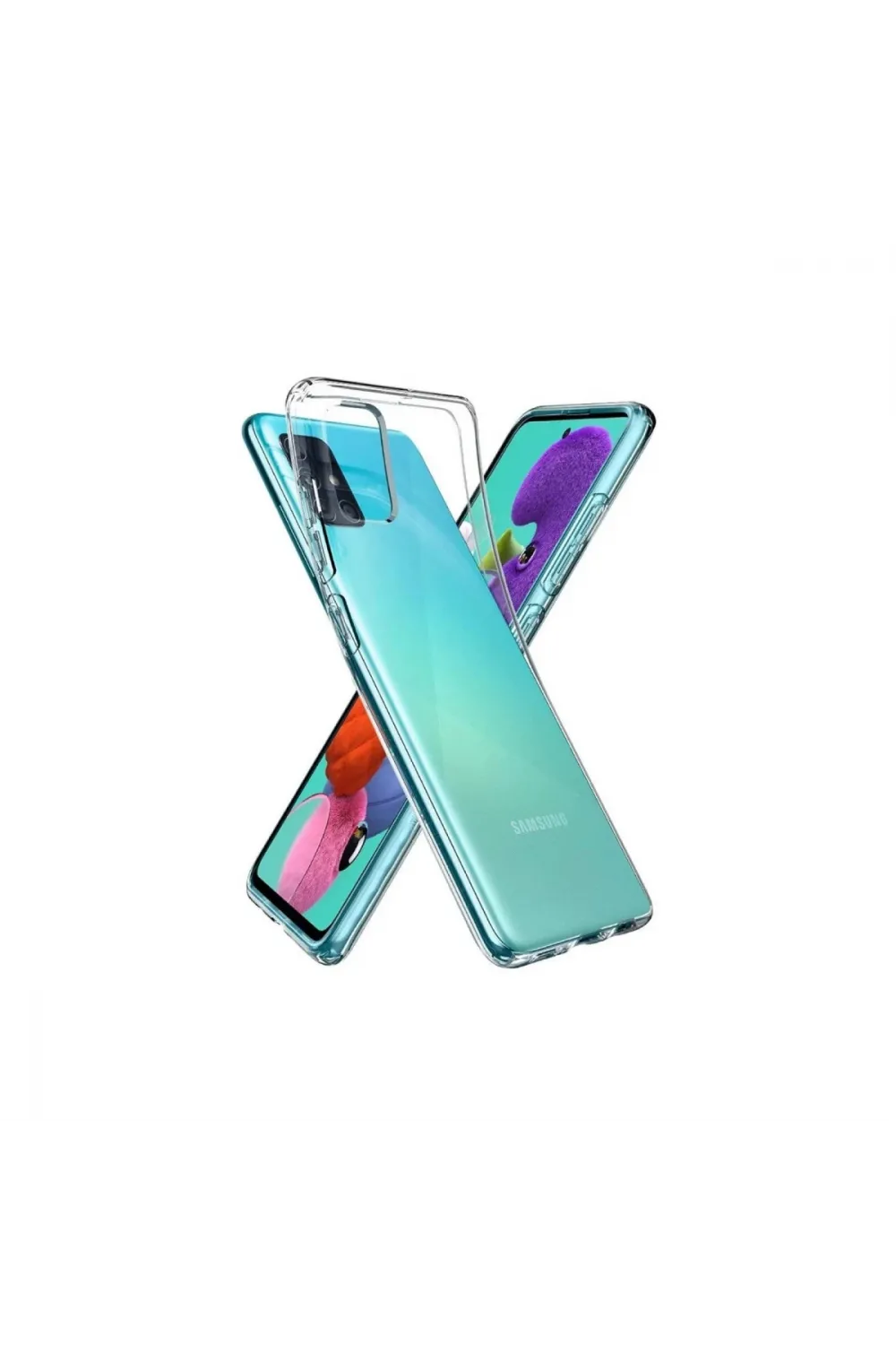 Samsung Galaxy A03s Kılıf Lüx Şeffaf Silikon