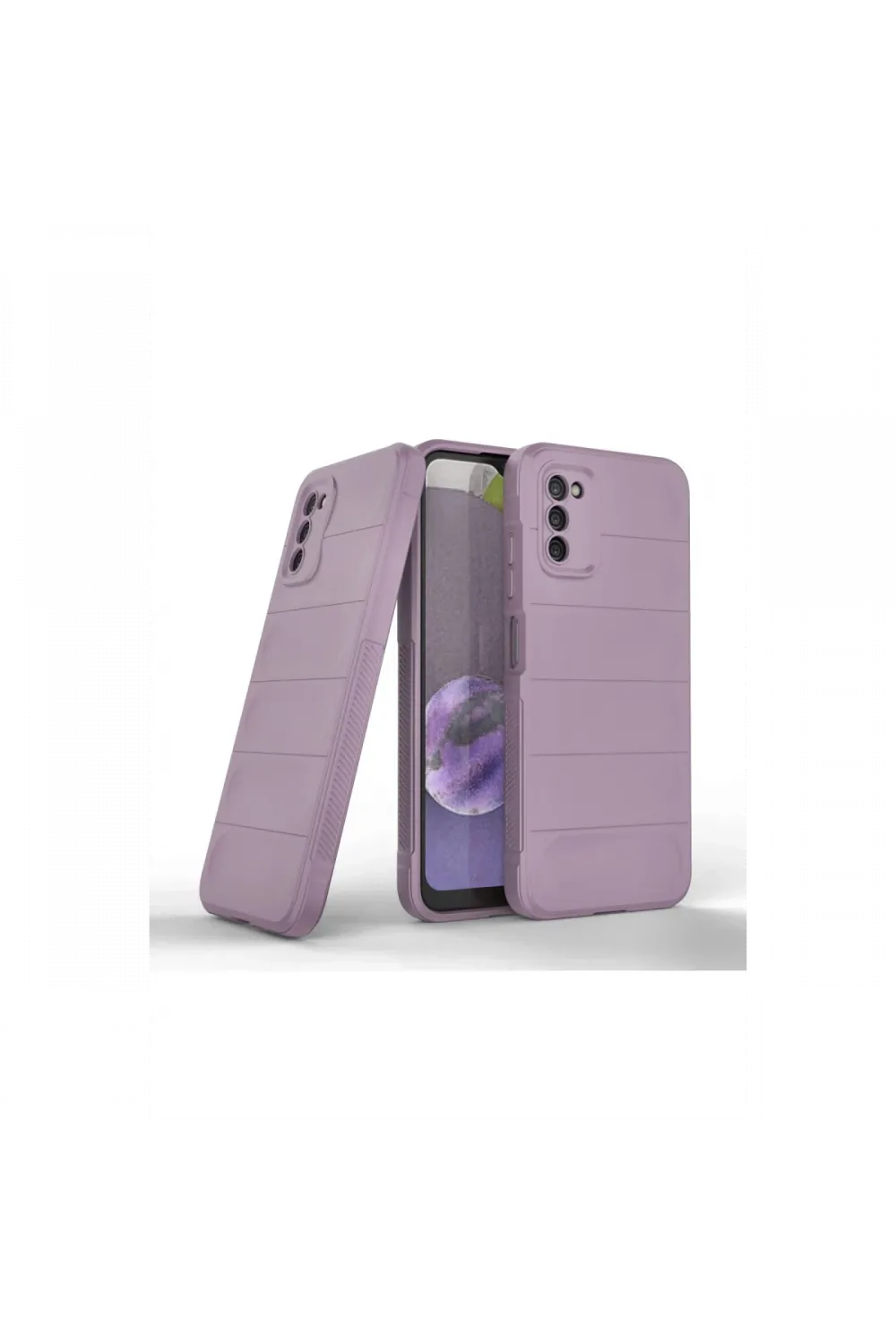 Samsung Galaxy A03S Kılıf Optimum Silikon - Mor