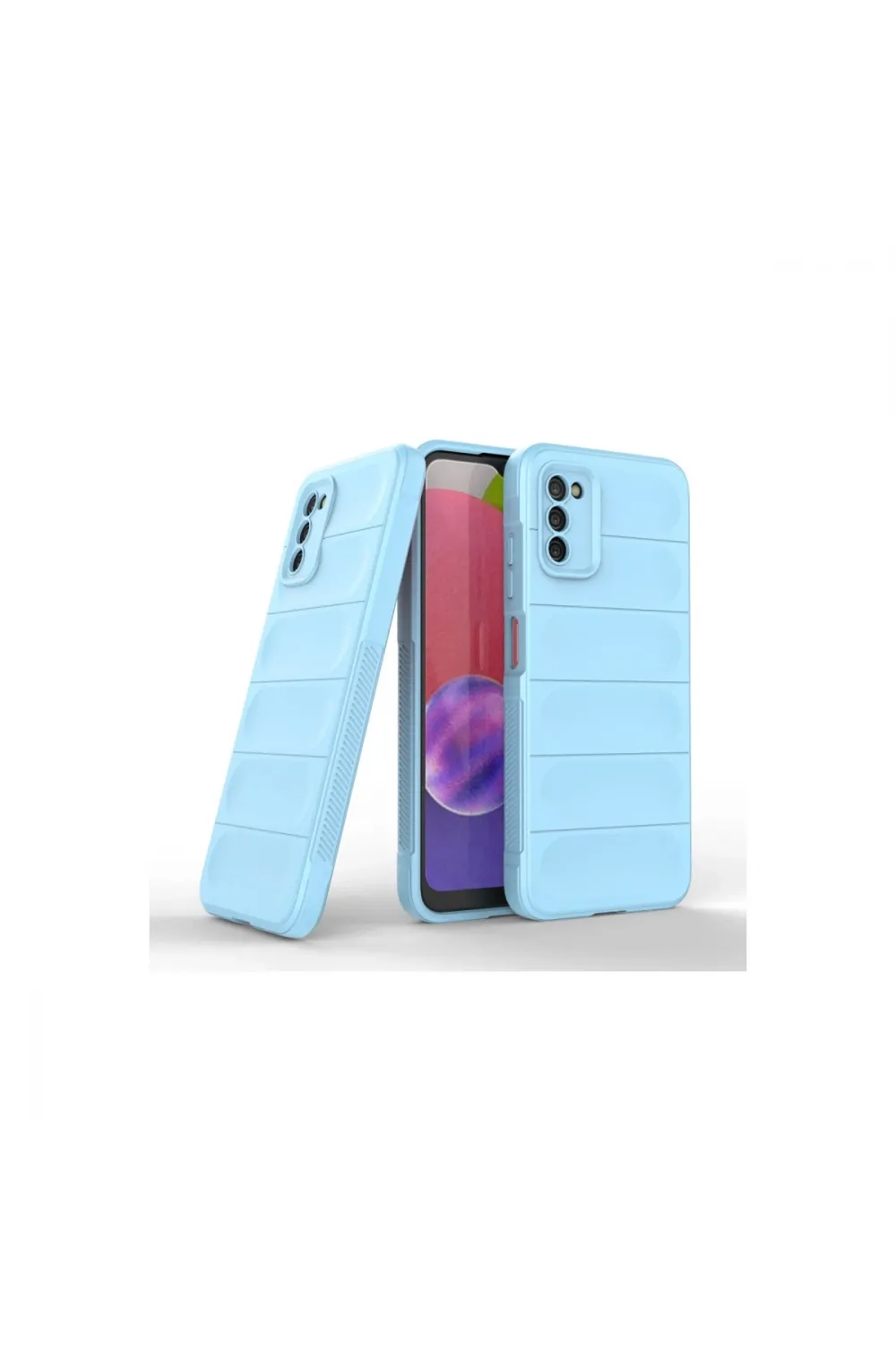 Samsung Galaxy A03s Kılıf Optimum Silikon - Sky Blue