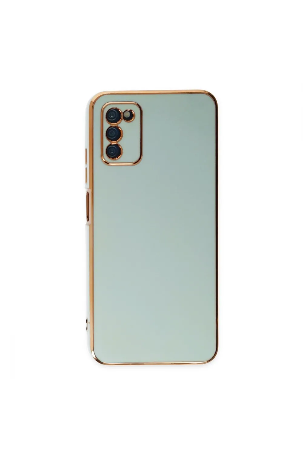 Samsung Galaxy A03s Kılıf Volet Silikon - Açık Yeşil