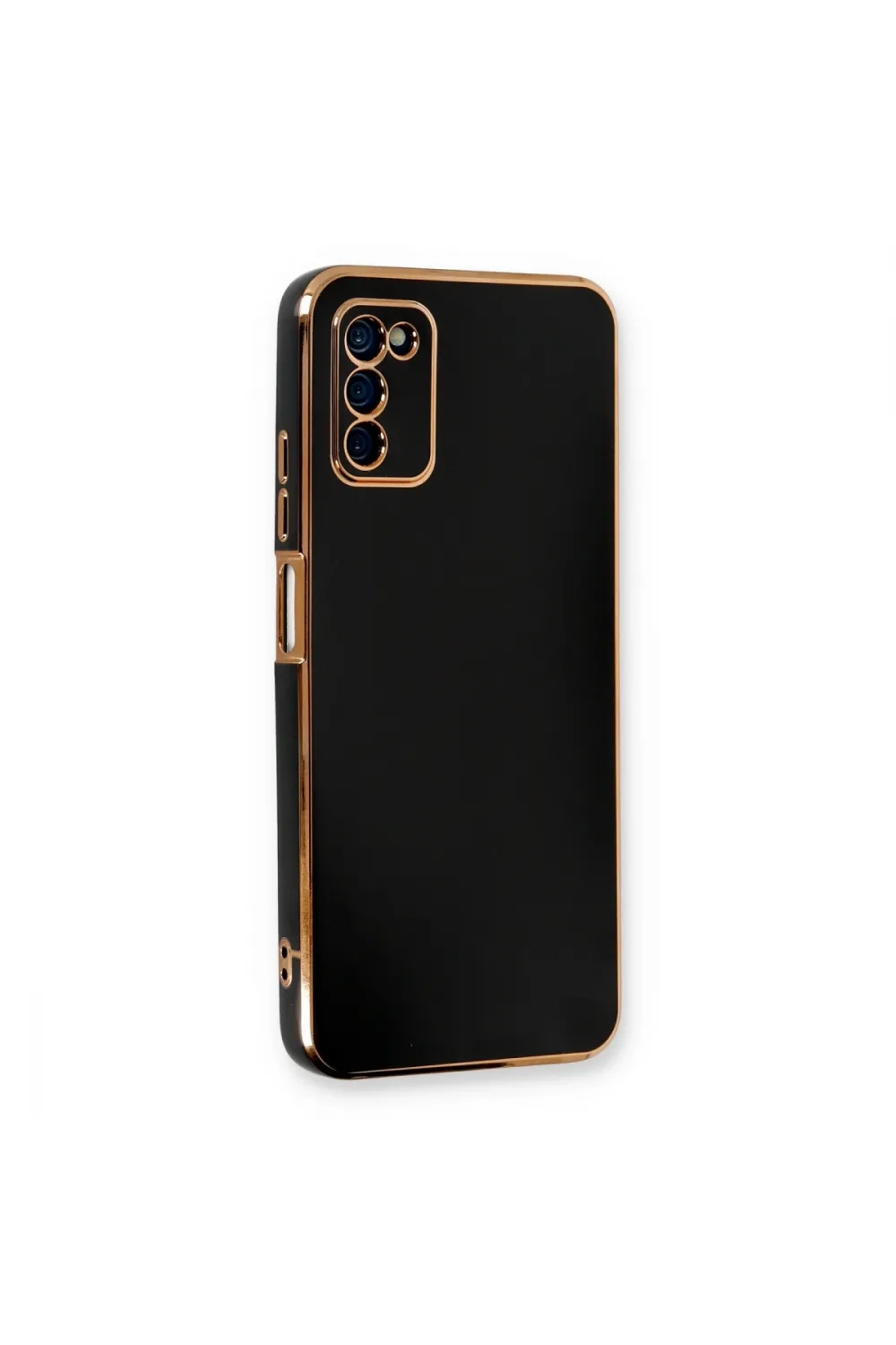 Samsung Galaxy A03s Kılıf Volet Silikon - Siyah