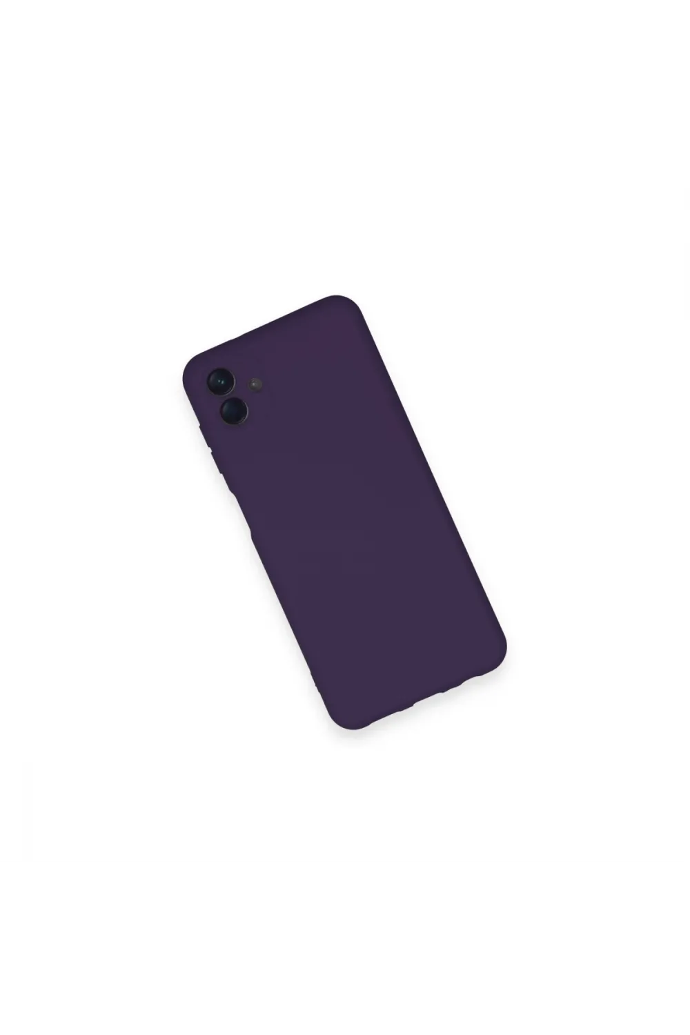 Samsung Galaxy A04 Kılıf Nano İçi Kadife Silikon - Mor