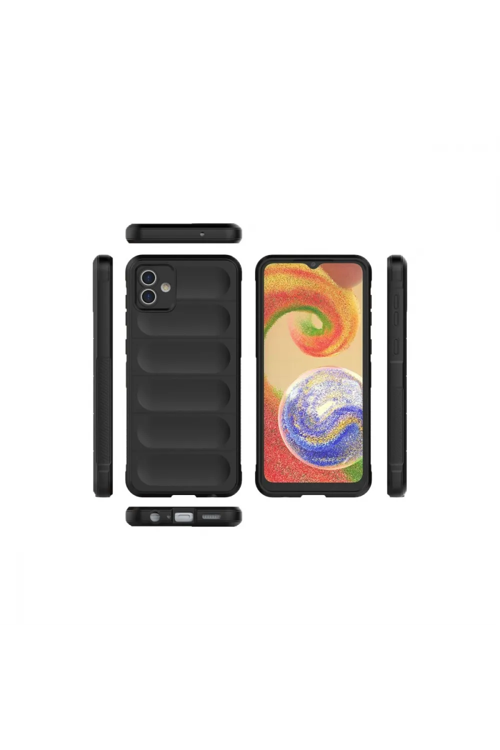 Samsung Galaxy A04 Kılıf Optimum Silikon - Siyah