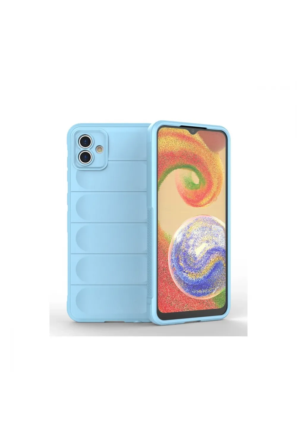 Samsung Galaxy A04 Kılıf Optimum Silikon - Sky Blue