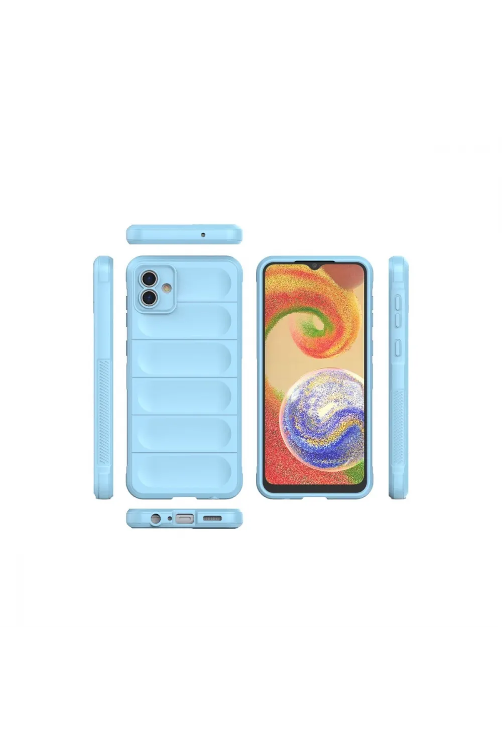 Samsung Galaxy A04 Kılıf Optimum Silikon - Sky Blue