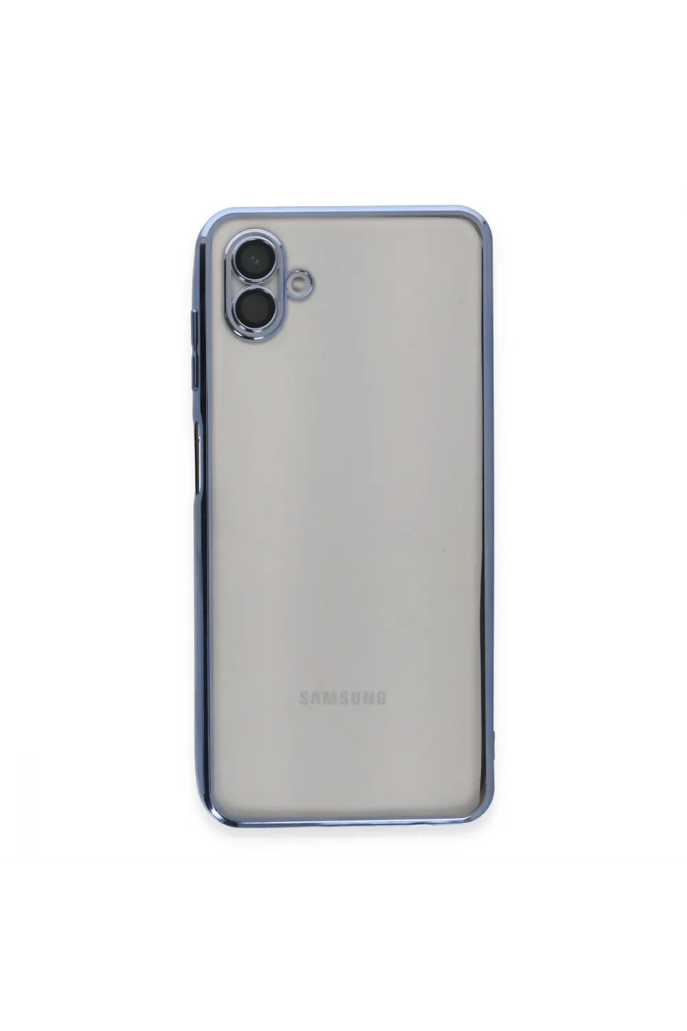 Samsung Galaxy A04 Kılıf Razer Lensli Silikon - Açık Mavi