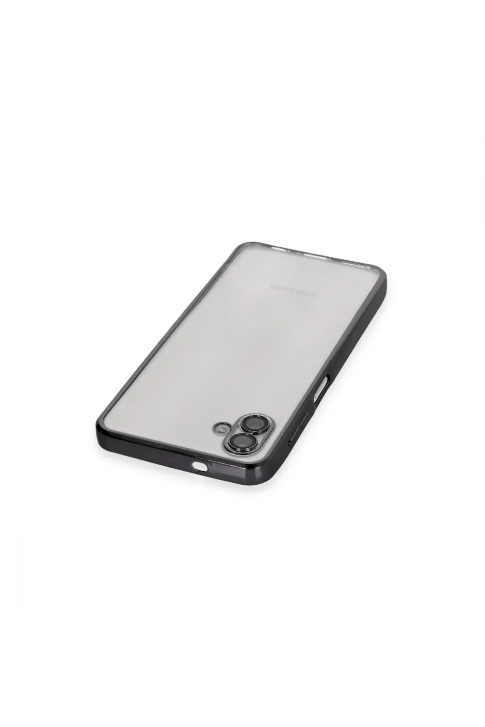 Samsung Galaxy A04 Kılıf Razer Lensli Silikon - Siyah