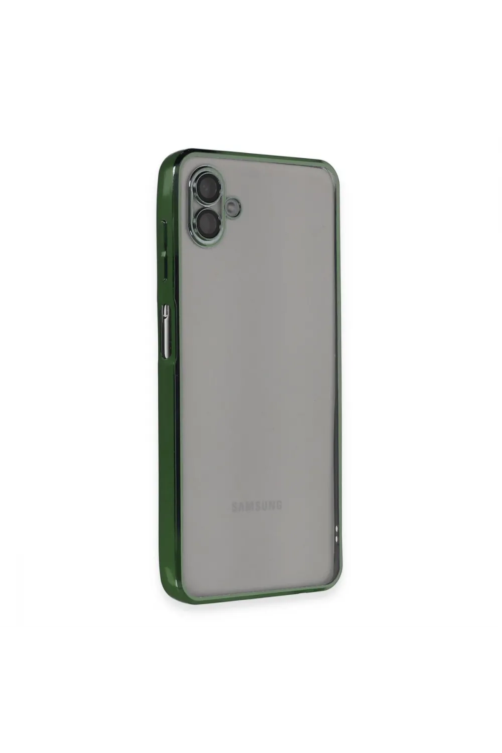 Samsung Galaxy A04 Kılıf Razer Lensli Silikon - Yeşil