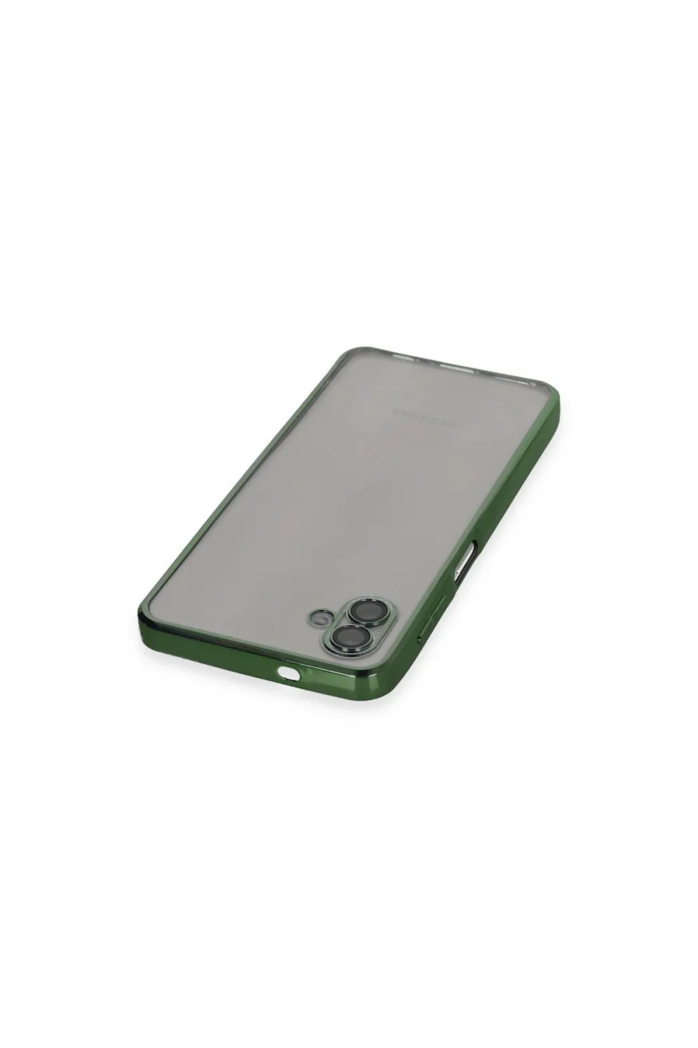 Samsung Galaxy A04 Kılıf Razer Lensli Silikon - Yeşil
