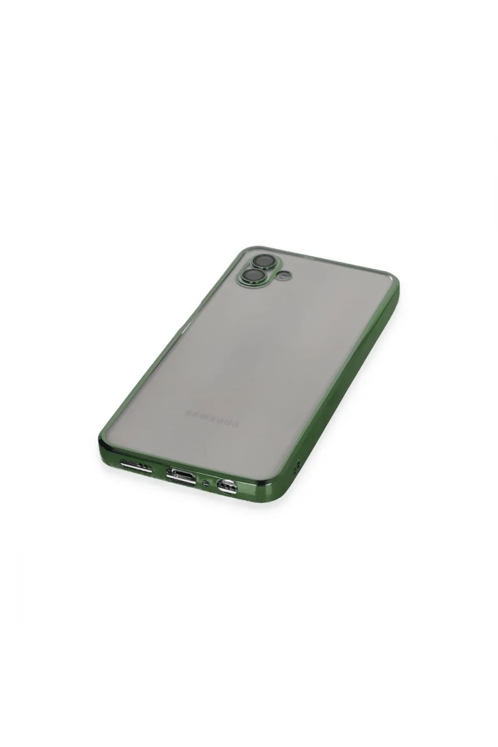 Samsung Galaxy A04 Kılıf Razer Lensli Silikon - Yeşil