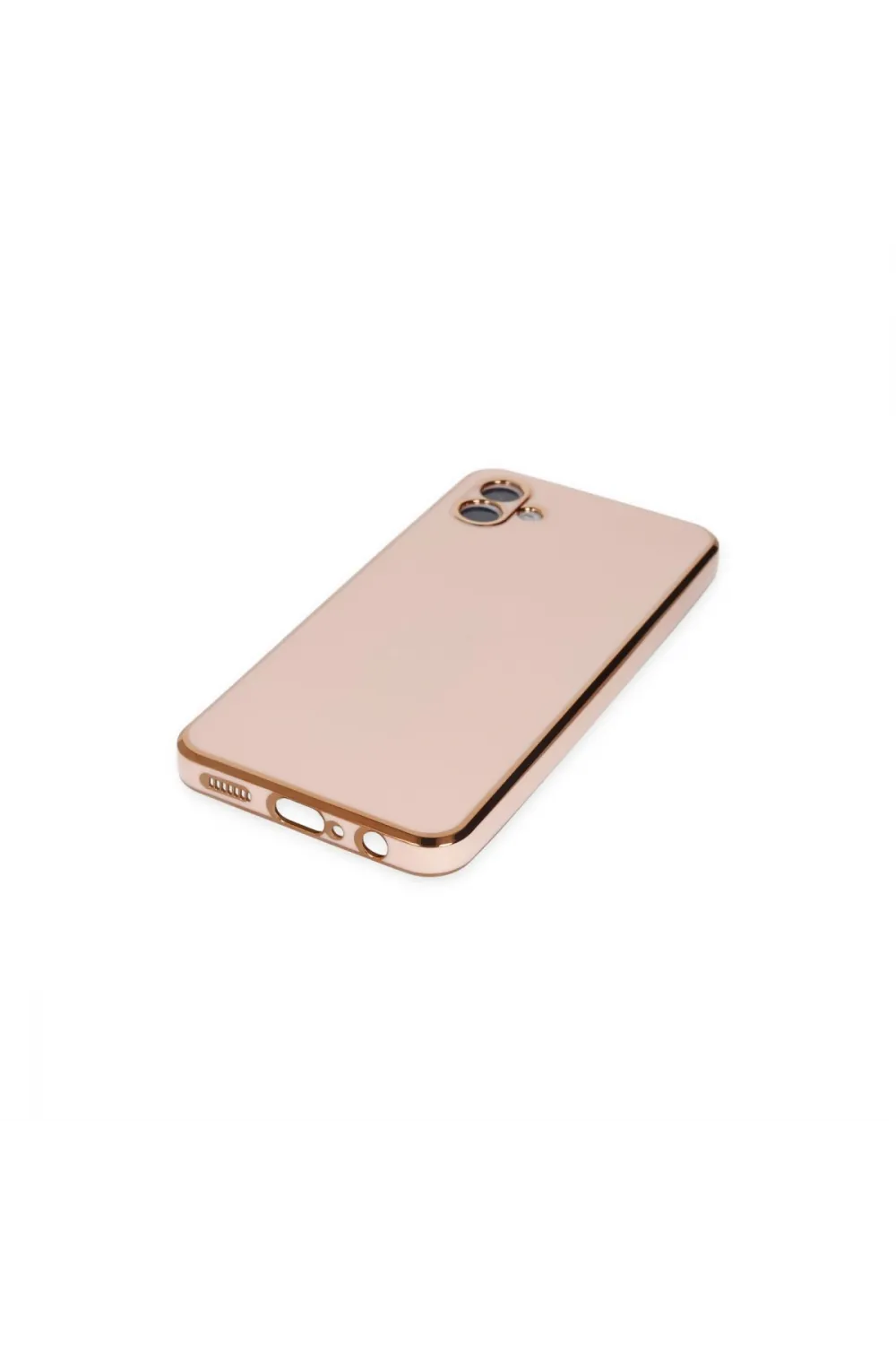 Samsung Galaxy A04 Kılıf Volet Silikon - Pembe